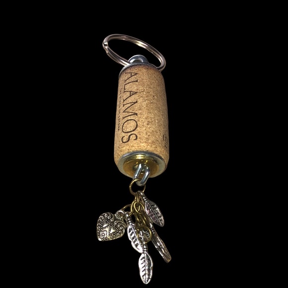 Hand Crafted Wine CORK PURSE/Backpack Keychain Handbag Jewelry - Picture 8 of 15